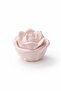 Rose Design Concrete Jewelry Box Pink - 2