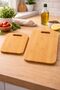 Bamboo 2-Piece Cutting Board, Moisture, Water, and Heat Resistant - 2