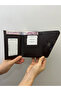 Cross-Covered Bitter Brown Leather Women's Wallet with Gold Detail - 3