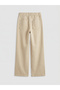 Wideleg Gabardine Girls' Trousers - 2
