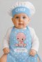 Ays Home 6 Month Old Baby Boy Supplementary Food Chef Concept Shooting Apron - 3