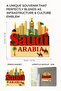 تمثال تذكاري مغناطيسي للثلاجة من المملكة العربية السعودية، منظر مدينة مزخرف مع الكعبة، 10 سم - 4