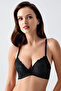 Wireless Push up Lace Detailed Bra, 341799