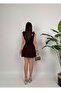 Marie Thick Strap Mini Dress Evening Invitation Graduation Dress - 5