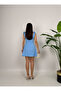 Marie Thick Strap Mini Dress Evening Invitation Graduation Dress - 5