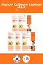 23gr 5 Pieces Apricot Extract Collagen Mask - Moisturizing, Firming and Brightening