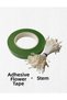 Flower Making Kit – 3 Pack (1 Bunch of Buds, 10 Pieces of Flower Wire, 1 Piece of Flower Tape) Chenille - 2