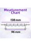 5 Pcs Pearl Handle 96 mm Chrome Kitchen Handle Drawer Cabinet Door Handle Metal Furniture Cabinet Handles - 2