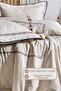 Sahra Duvet Cover Set Double Elastic Sheet 100% Cotton Embroidered (200X220 cm) Blue - 4