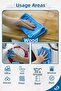 9 Pack Countertop Cloth Imported 40X40Cm High Water Absorbent Kitchen Cleaning Cloth - 2