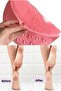 Silicone Bath Massage Pad with Suction Cup, Wall-Adhering Back Scrubber, Foot Brush, Washing Loofah - 4