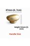 Gold Stone Handle (1 Piece) - Porcelain Cabinet Drawer Kitchen Bathroom Wardrobe Furniture Handle Stk3379 - 2