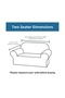 3+2+1+1 Woven Jacquard Seat Cover. Flexible with Rubber, Washable Seat Sofa, Sofa Bed Cover/Cover - 4