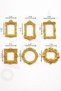 Gold Mini Frames Set of 6 – Valentine's Day Gift with the Concept of Mini Museum by Museum of Us - 2