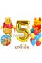 Winnie the Pooh Themed 5Th Birthday Balloon Set – 12 Piece Balloon Set with Winnie Character - 2