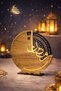Ramadan Wooden Calendar – Plexi and Wooden Design Decorative Ramadan Day Counter (23x23 cm) - 5