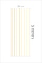 Lemon Yellow Self-Adhesive Wall-Tile Covering Foil 50 cm X 5 M. - 4
