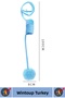 Pet Pet Engaging Cute Educational Elastic Springy Hangable Plush Cat Play Fishing Rod 100 cm - 6