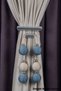 Medium Tie-Down Custom Made Rope Wrap 6 Ball Curtain Tie Braçol Curtain Accessory