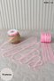 10 Pieces of Pink Organza Tulle Ribbon 1 cm 22 Meters - Bundle, Wedding, Engagement, Dowry, Gift, Decoration, Party