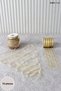 10 Pieces of Gold Organza Tulle Ribbon 1 cm 22 Meters - Bundle, Wedding, Engagement, Dowry, Gift, Decoration, Party
