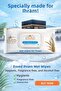 Odorless Wet Wipes for Ihram 60 Pieces X 5 Packs Total 300 Wet Wipes