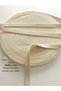Ecru Raw Color 3 Meters Width 2 Cm Bag Wallet Phone Strap, Handle, Belt, Cord, Column, Ribbon