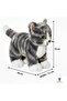 Lilleplutt Cute Plush Cat - Soft Sleeping Companion for Children - 5