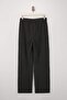 Anthracite Straight Cut Textured Open Leg Sweatpants Tmnss25Ea00008 - 7