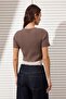 Vizon Dantel Detaylı Fitilli Triko Bluz TWOSS26BZ00177 - 6
