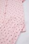 Pembe Çiçek Desenli Kurdeleli Kaşkorse Büyük Beden Pijama Takımı TBBSS26AI00020 - 5