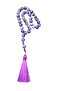 Natural Amethyst Tasbih Prayer Beads Misbaha ,33 beads, 10mm - 8