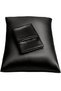 2 Pieces of Black Color Silk Satin Pillowcase for Hair and Skin Soft to the Face