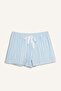 Ultra Soft Regular Fit Striped Shorts Pajama Bottoms F6991Ax26Sp - 5