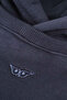 Hooded Women's Sweatshirt 3 Thread Non-Embossed 100% Cotton Fabric Women's Crop Sweatshirt Original Design - 4