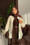 Zero Sleeve Dress Brown - 4