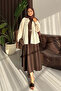 Zero Sleeve Dress Brown