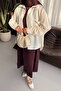 Zero Sleeve Dress Burgundy - 6
