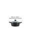 Eco Diez 28 cm Granit Deep Pot Black |   Non-Stick Pot with Glass Lid |   Scratch Resistant Large Volume Granite Cookware |   Soup Pilaf Juicy Food Pot - 3
