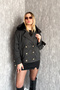 Women's Cashmere Collar Fur Coat 60560