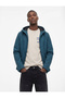 Long Sleeve Zippered Pocket Detailed Water Repellent Hooded Raincoat - 2