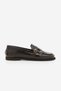 Women's Brown Double-Strap Buckled Loafer Moccasin Casual Shoes Ovora - 3