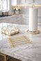Service Presentation Set 3-Piece Gold Kitchen Towel Holder Napkin Holder Trivet 1st Class Stainless - 4