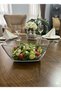 Large Size Glass Salad Bowl Salad Serving Mixing Bowl 24 Cm X24 Cm.1 Piece - 6