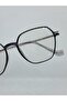 Geometric Unisex Black Women Men Blue Light Protected Lightweight Glasses - 5