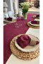 İnci 6 Pieces Velvet Textured Seamless Cherry Rotten Napkin