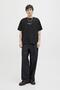 Men's Jorıslıngton Crew Neck Short Sleeve 100% Cotton T-Shirt 12273157 Black - 6
