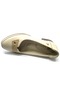 Accentor Genuine Leather Women's Heeled Shoes Beige - 5