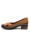 Mockin Genuine Leather Ribbon Detailed Women's Heeled Shoes Taba - 4