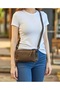 Genuine Leather Handmade Unisex Clutch with Card Holder Compartment, Hand and Shoulder Bag with 3 Compartments - 2